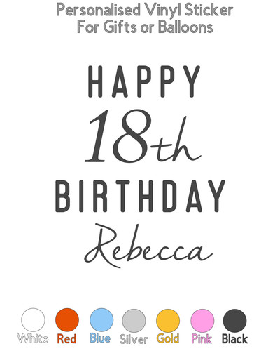 Personalised happy birthday - personalised,