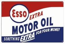 Vintage Style Metal Sign Esso