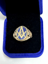 Men's 9ct Gold Masonic Ring