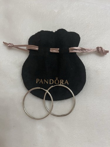 Pandora sterling silver hoop - pandora,