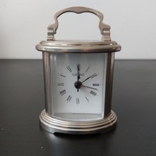 Seiko Mantel Clock Silver QHE