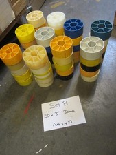 50 x 3" 35mm film cores /