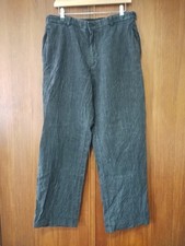 OSKA black Grey Linen Trousers