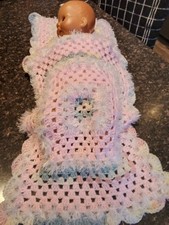 Doll's Pram Or Crib Crochet