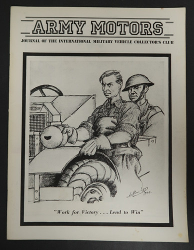 Army motors magazine journal - motors,