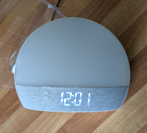 Brookstone sunrise alarm clock - alarm,