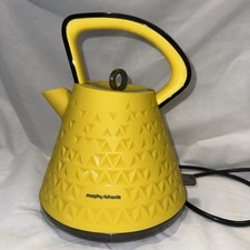 Morphy Richards Prism 1.5 litre kettle - Yellow - Rare Colour