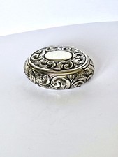 Antique Silver Pill Trinket