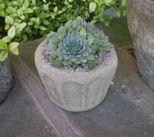 Stone garden pair small - stone, of