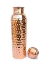 Hammered Pure Copper Water Bottle  950 ml Pure Copper Free Shipping