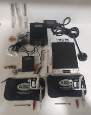 AIMS Electric tattoo animal Identification marker kit with 2 machines lab vet