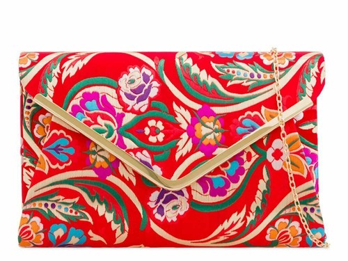 Womens ladies satin clutch bag - womens,