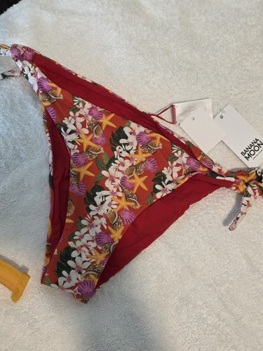 Banana moon red floral and - moon,