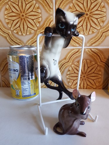 Beswick siamese cat mouse - beswick,