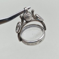Sterling Silver Spinner Fob by