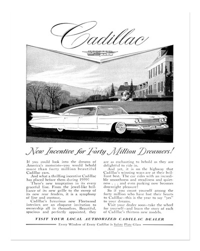 Vintage cadillac poster wall - vintage,