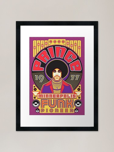 Prince framed art print - framed,