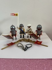 playmobil bundle figures bid rare X4 Set Of Romans Soldiers Accessories  