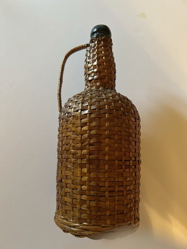 Vtg wicker wrapped - wicker,
