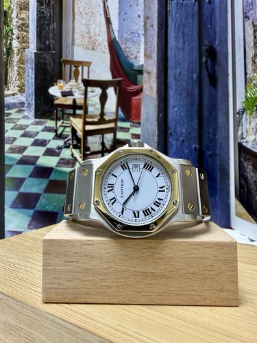 Cartier santos octagon - cartier, 29mm