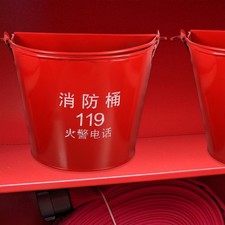 1pc Red Emergency Sand Buckets