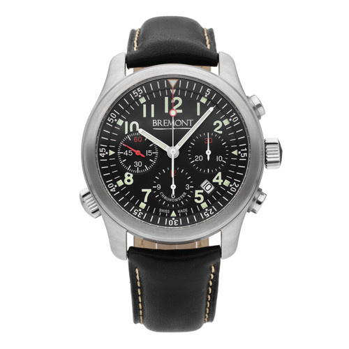 Bremont alt1 black dial 43mm - bremont,