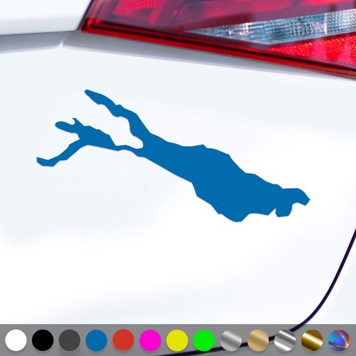 Lake constance sticker outline - lake,