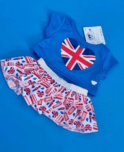 Build bear hart skirt set - bear,