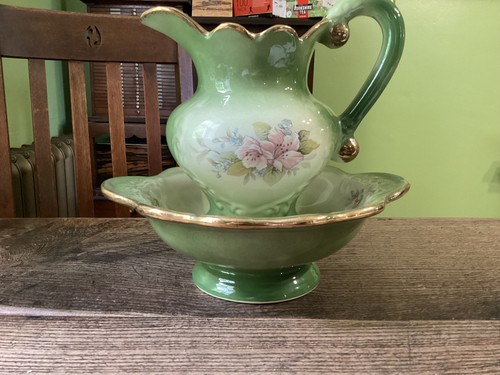 Vintage staffordshire pitcher - vintage,