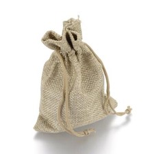 Burlap Hessian Gift Bags Beige