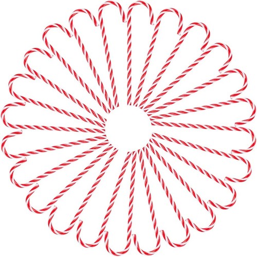 Candy cane christmas - christmas, tree