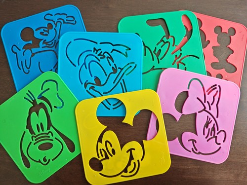 Disney plastic stencils - disney,