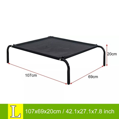 Breathable elevated dog - elevated, bed