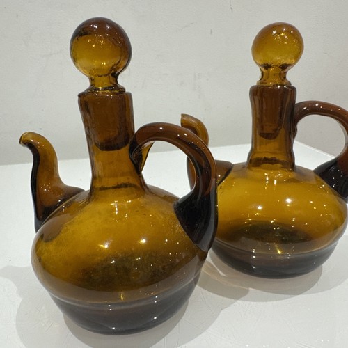 Two vintage hand - hand, amber
