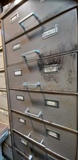 Roneo Vickers 7 drawer metal filing cabinet