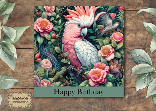 Bir 077 bird birthday card - bir,