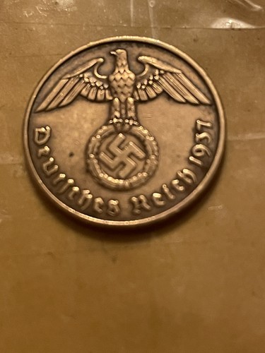 1937 german pfennig coin - german, 2