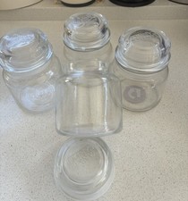 4 X Empty Yankee Candle Glass