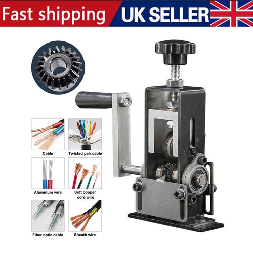 Hand crank wire stripper - hand,