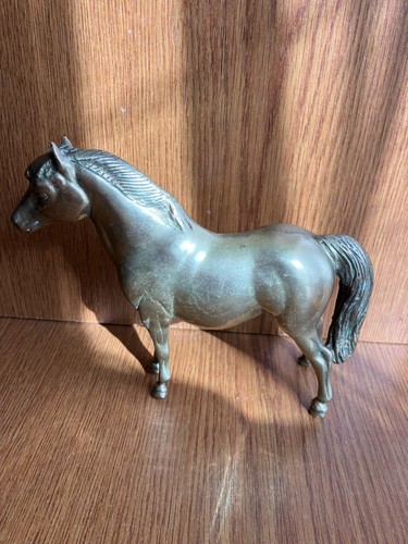 Vintage brass horse - brass, animal