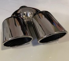 TWIN OVAL SLASH CUT Tail pipes