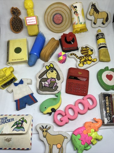 Vintage rubbers eraser - rubbers,