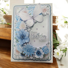 Handmade floral greeting card