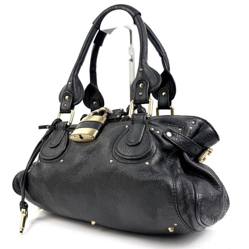 Chloe paddington black leather - chloe,