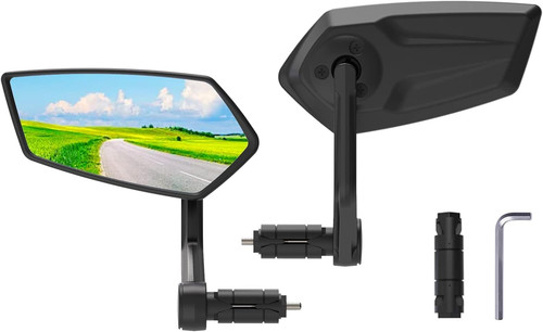 Bike mirror bar end - end,