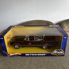 Hot Wheels 1:18 Scale Diecast L2090 1966 TV Series Batman Batmobile Black