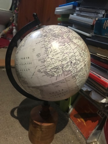 Decorative wooden desk globe - decorative, |