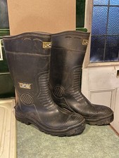 JCB Wellington Boots with Toe Protectors Size 11