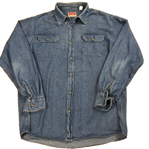 Wrangler denim button - button-up, shirt