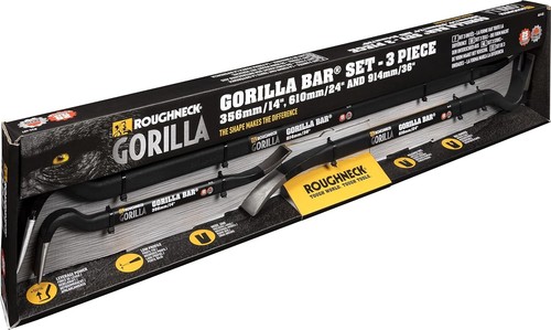 Roughneck gorilla bar set - bar, 3pc